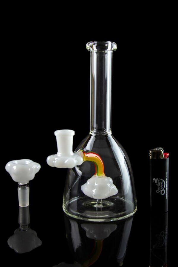 Shop Rainbow Cloud Beaker Bong - Taste the Rainbow in australian