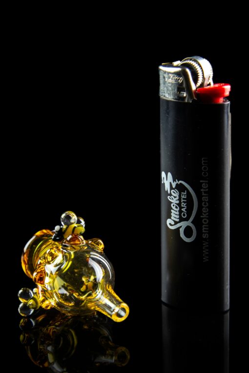 Shop Empire Glassworks "Honey Drip" Bubble Carb Cap in australian