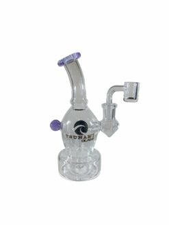 Shop Tsunami Concentrate Glass Rig Mini Egg 6″ - Purple in australian