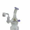 Shop Tsunami Concentrate Glass Rig Mini Egg 6″ - Purple in australian