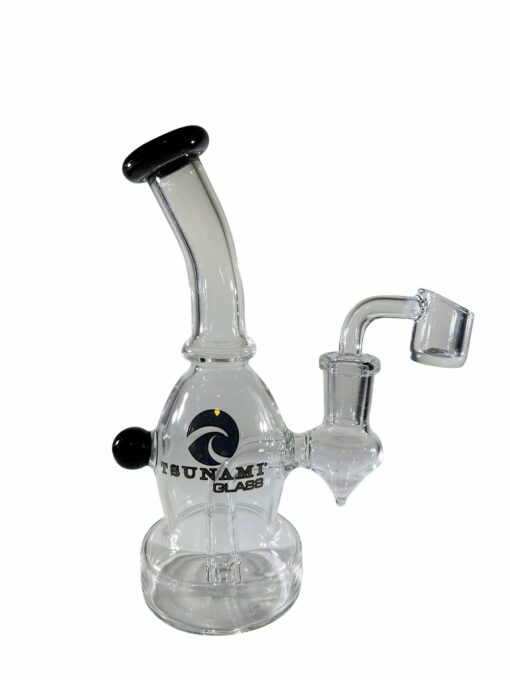 Shop Tsunami Concentrate Glass Rig Mini Egg 6″ - Black in australian