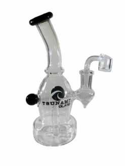 Shop Tsunami Concentrate Glass Rig Mini Egg 6″ - Black in australian