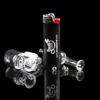Shop 14.5mm Super Tall and Skinny Round Bottom Quartz Banger and Carb Cap Set in australian