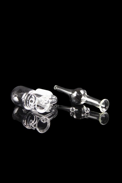 Shop 14.5mm Super Tall and Skinny Round Bottom Quartz Banger and Carb Cap Set in australian