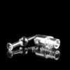 Shop 14.5mm Super Tall and Skinny Round Bottom Quartz Banger and Carb Cap Set in australian