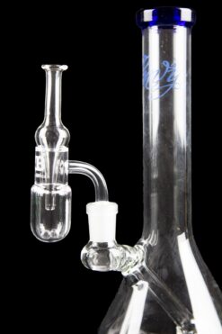 Shop 14.5mm Super Tall and Skinny Round Bottom Quartz Banger and Carb Cap Set in australian