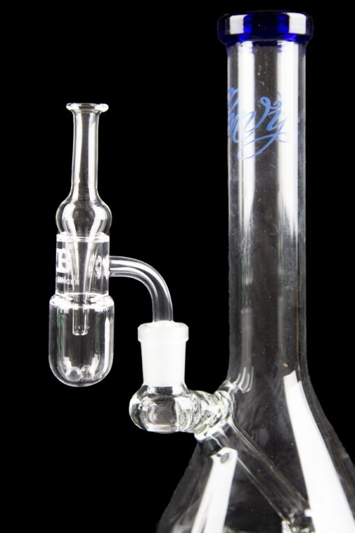 Shop 14.5mm Super Tall and Skinny Round Bottom Quartz Banger and Carb Cap Set in australian