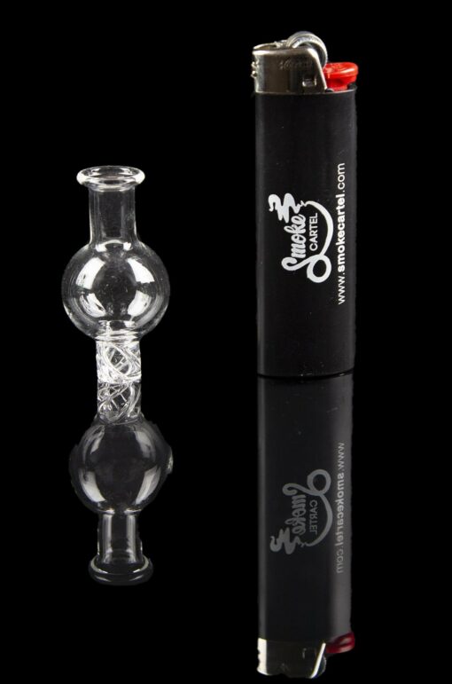 Shop Clear Spherical Carb Cap in australian
