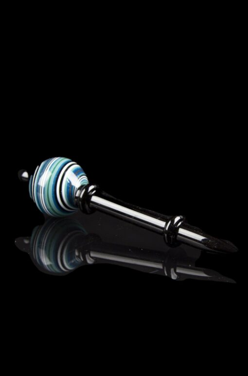 Shop Swirly Spherical Carb Cap with Dabber in australian