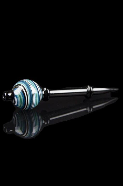 Shop Swirly Spherical Carb Cap with Dabber in australian