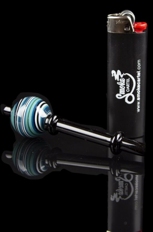 Shop Swirly Spherical Carb Cap with Dabber in australian