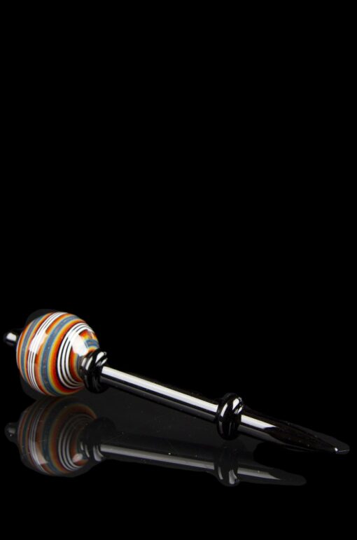Shop Swirly Spherical Carb Cap with Dabber in australian