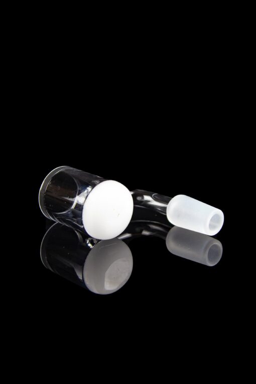 Shop Curved White Base 14.5mm Quartz Banger in australian