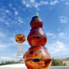 Shop Stoned Genie Triple Pumpkin Halloween Bong in australian