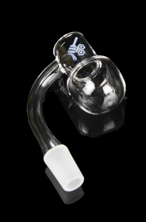 Shop Honeybee Herb 90 Degree Honey Kettle Quartz Banger - Yellow Line in australian