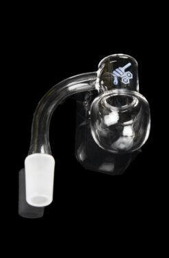 Shop Honeybee Herb 90 Degree Honey Kettle Quartz Banger - Yellow Line in australian
