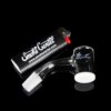 Shop Honeybee Herb 45 Degree Honey & Milk Bevel Quartz Banger - Black Line in australian