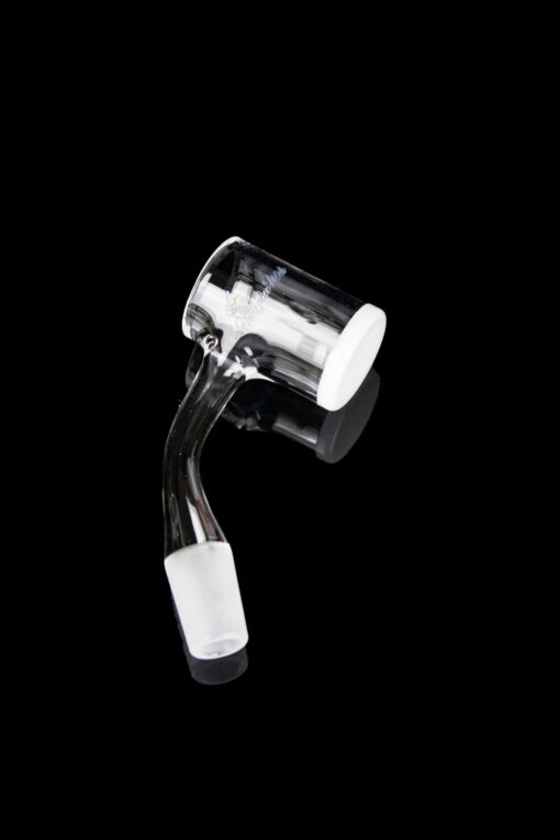 Shop Honeybee Herb 45 Degree Honey & Milk Bevel Quartz Banger - Black Line in australian