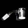 Shop Honeybee Herb 45 Degree Honey & Milk Bevel Quartz Banger - Black Line in australian