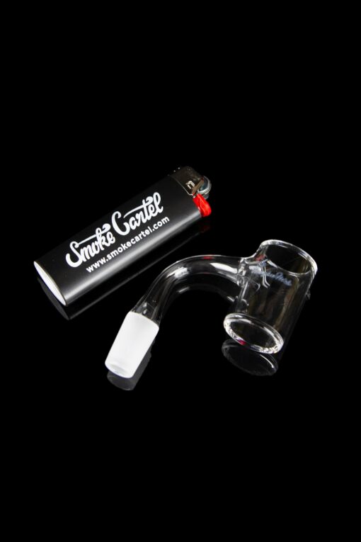 Shop Honeybee Herb 90 Degree Original Bevel Quartz Banger - Black Line in australian