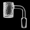 Shop Interlocking Diamonds Etched Quartz Banger in australian