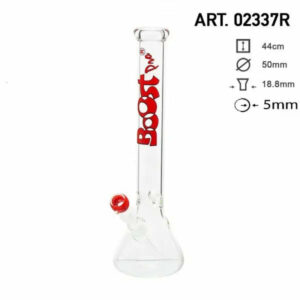 Shop 17" Red Beaker Base Glass Water Pipe in australian
