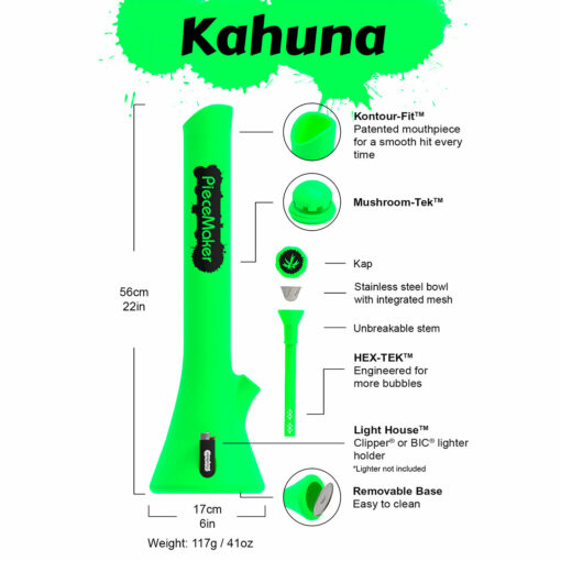 Shop PieceMaker Kahuna Silicone Bongs in australian