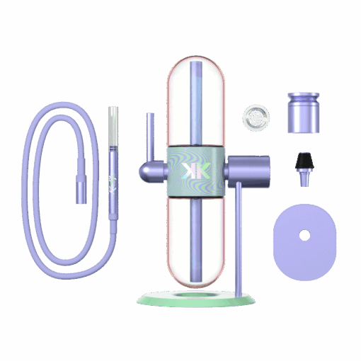 Shop Khalifa x Stündenglass Gravity Pipe - Violet Sky / Mints in australian
