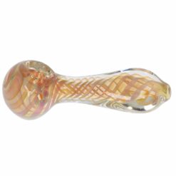 Shop Gold Fume Twisty Spoon Pipe - 5 in. in australian