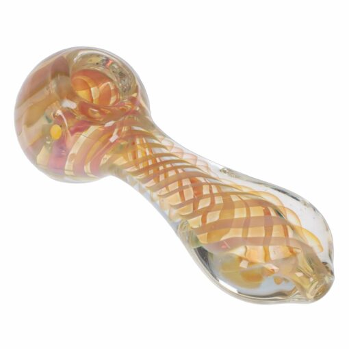 Shop Gold Fume Twisty Spoon Pipe - 5 in. in australian