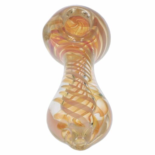 Shop Gold Fume Twisty Spoon Pipe - 5 in. in australian