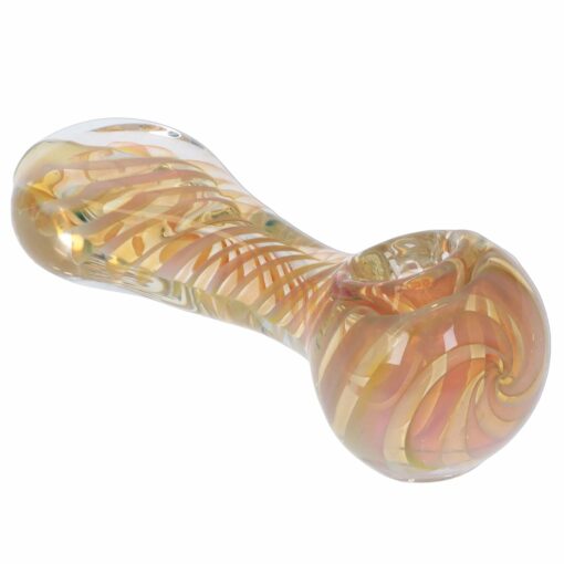 Shop Gold Fume Twisty Spoon Pipe - 5 in. in australian