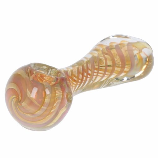 Shop Gold Fume Twisty Spoon Pipe - 5 in. in australian