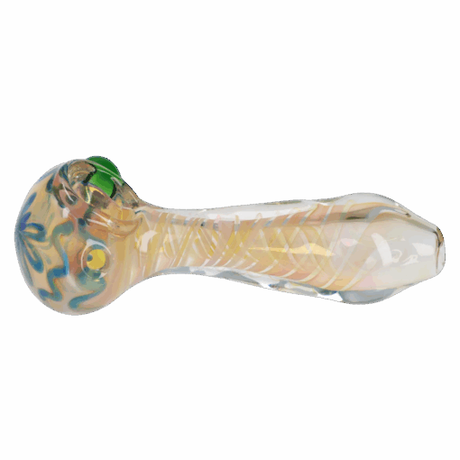 Shop Gold Twisty Spoon Pipe - 5 in. in australian