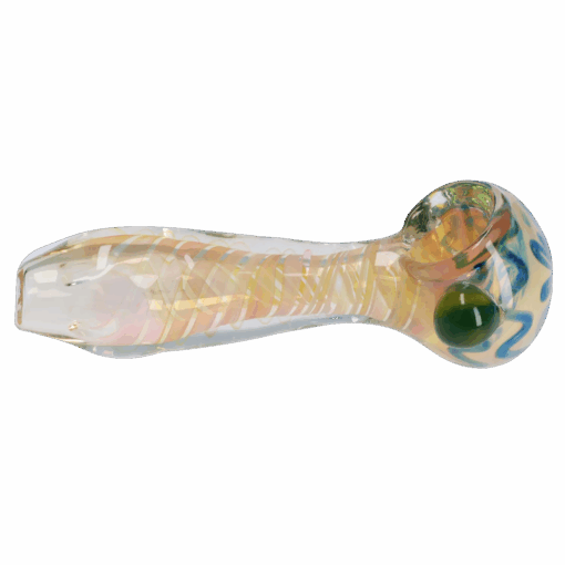Shop Gold Twisty Spoon Pipe - 5 in. in australian
