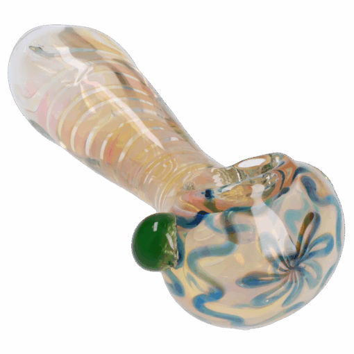 Shop Gold Twisty Spoon Pipe - 5 in. in australian