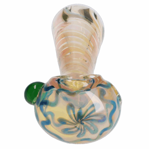 Shop Gold Twisty Spoon Pipe - 5 in. in australian