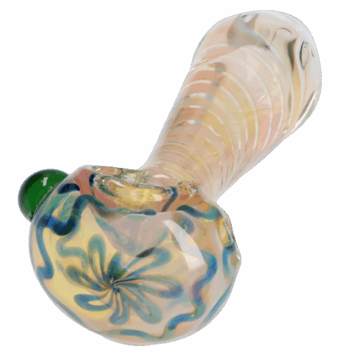 Shop Gold Twisty Spoon Pipe - 5 in. in australian