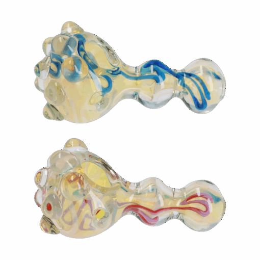 Shop Multi-Marble Spoon Pipe - 4.5 in. in australian