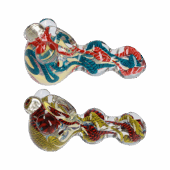 Shop Twisty Color Marble Spoon Pipe - 4.5 in. in australian
