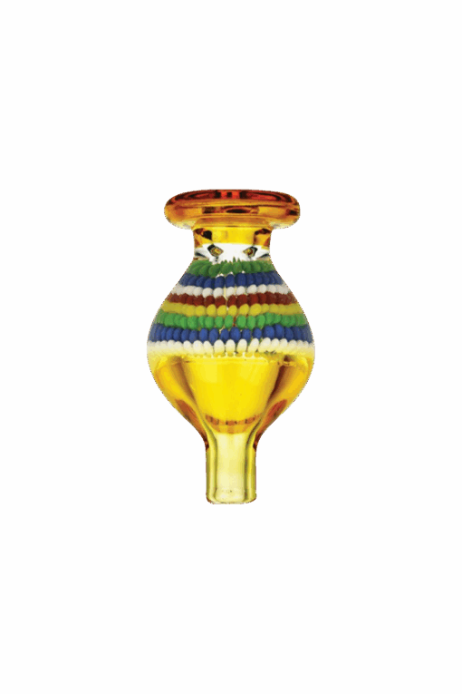 Shop Lampwork Dotted Stripes Bubble Carb Cap in australian
