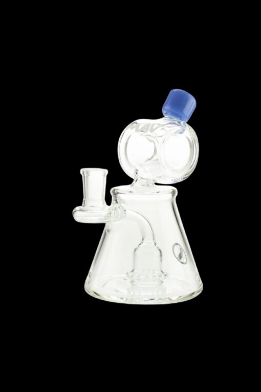 Shop MAV Glass Barrel Top Pyramid UFO Water Pipe in australian