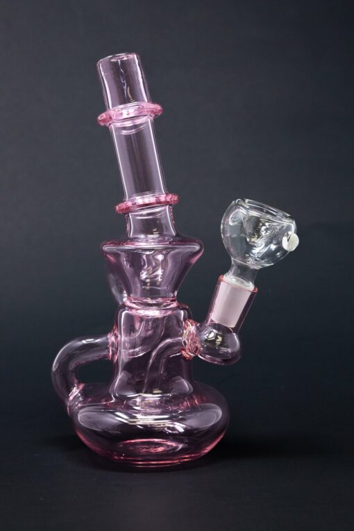 Shop 7" Pink Diablo Recycler Bong in australian