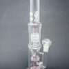 Shop 15" Pink Double Percolator Bong w/ Ice Catcher in australian