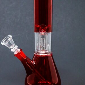 Shop 8" Red Single Perk Bong w/ Ice Catcher in australian