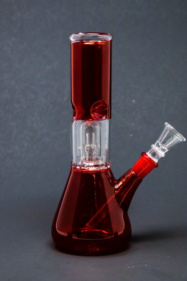 Shop 8" Red Single Perk Bong w/ Ice Catcher in australian