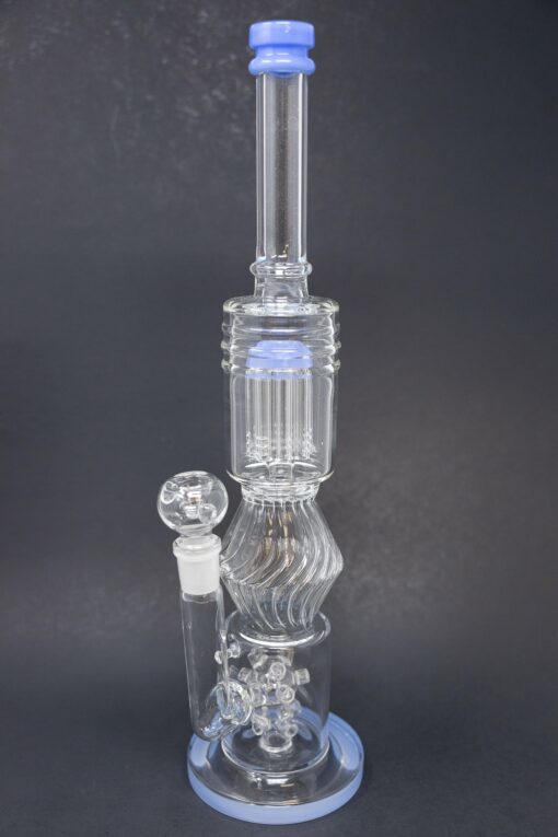 Shop 16" Light Blue Twisted Double Percolator w/ Splash Guard in australian
