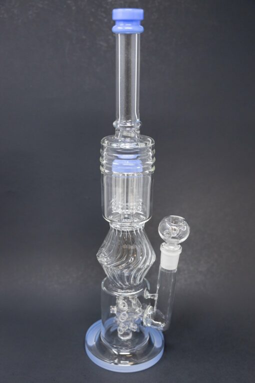 Shop 16" Light Blue Twisted Double Percolator w/ Splash Guard in australian
