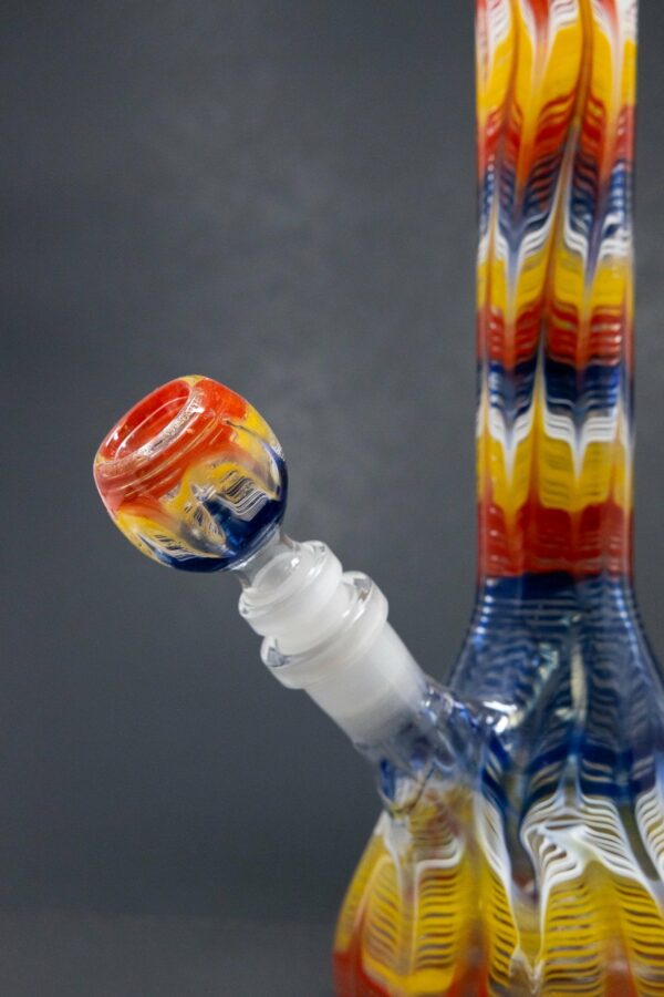 Shop 10" Psychedelic Drip Beaker Bong in australian