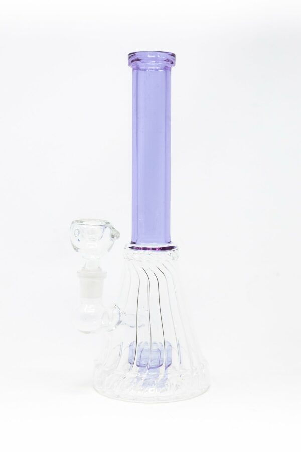 Shop 10" Purple Twisted Base Bong in australian